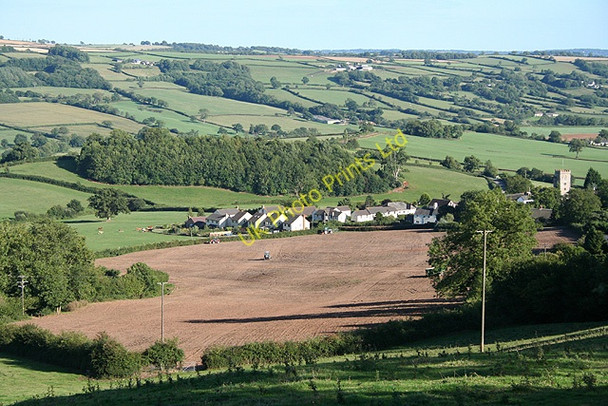 Photo 6"x4" Yarcombe: towards the village Yarcombe c2006