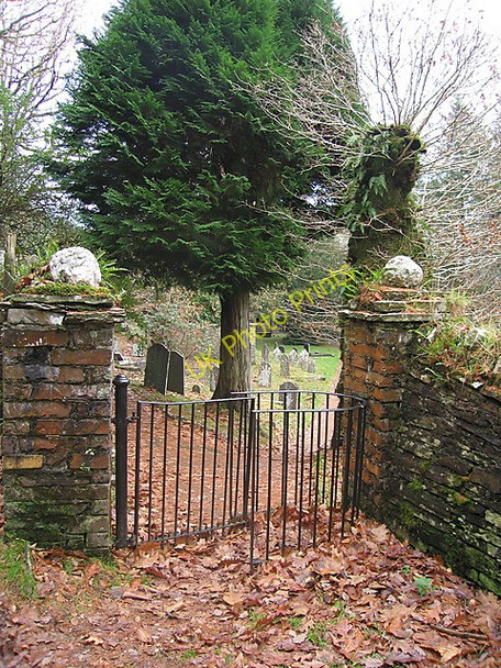 Photo 6"x4" Rear entrance to Hafod churchyard Cwmystwyth c2010