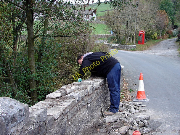 Photo 6"x4" Bridge repairs after yet another vehicle strike Lea Yeat c2006