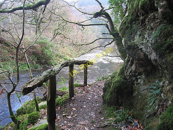 Photo 6"x4" Path in the Ystwyth gorge Cwmystwyth c2010
