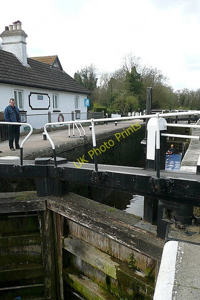 Photo 6"x4" Denham deep lock 87 Denham\/TQ0486 c2010