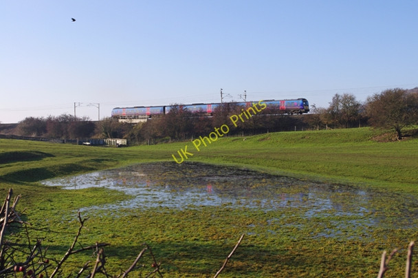 Photo 6"x4" Wet grazing land Carnforth c2010