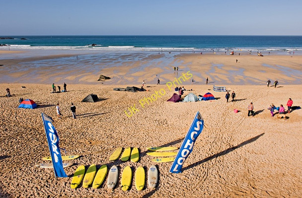 Photo 6"x4" Surf School - Porthmeor Beach St Ives\/SW5140 c2010