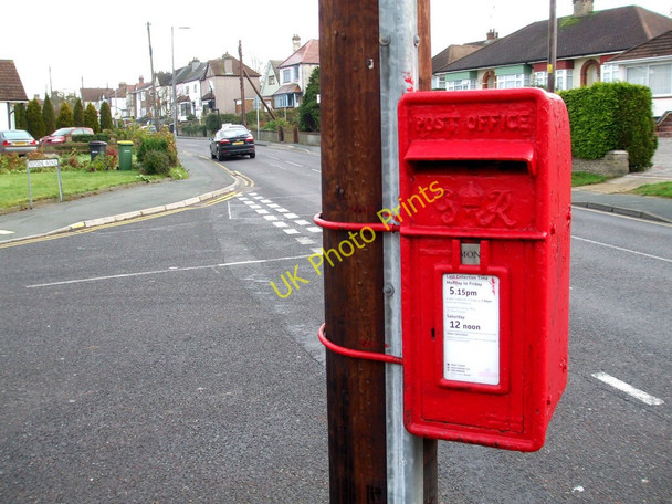 Photo 6"x4" George VI Postbox Rayleigh c2010