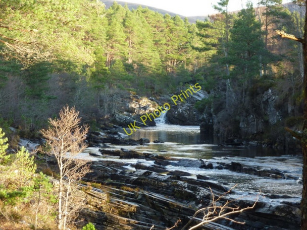 Photo 6"x4" Waterfall on the Blackwater River Gorstan c2010