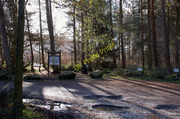 Photo 6"x4" Car park, Harlaw Visitor Centre Currie c2010