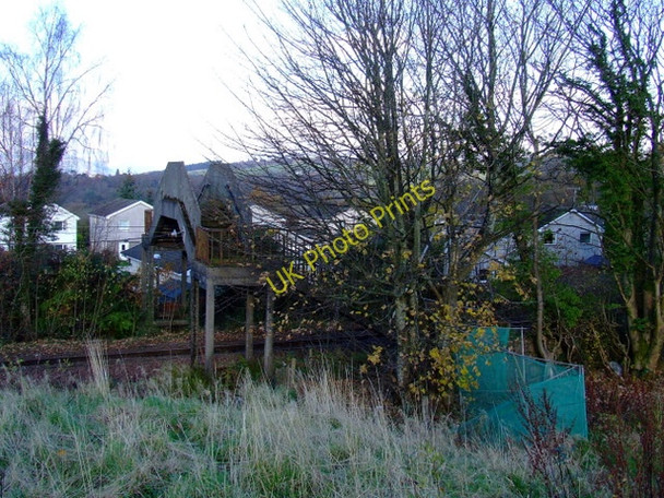 Photo 6"x4" Railway footbridge at Inverkip Inverkip c2010