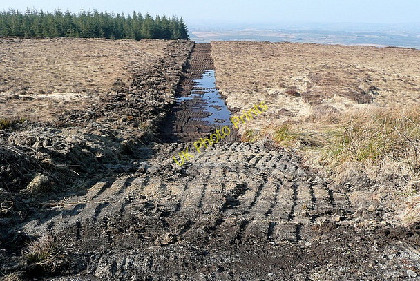 Photo 6"x4" Peat beds north of Ben Dash Connolly c2010