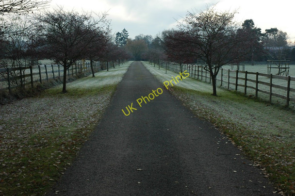 Photo 6"x4" Driveway to Hanley Hall Hanley Swan c2010