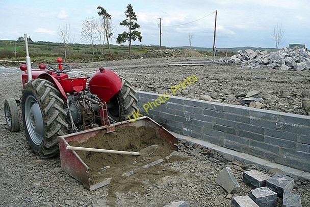 Photo 6"x4" Tractor at Golleensallagh Loghill c2010