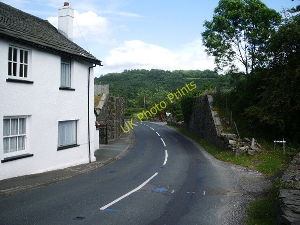Photo 6"x4" Remains of railway bridge, Haverthwaite Haverthwaite c2008