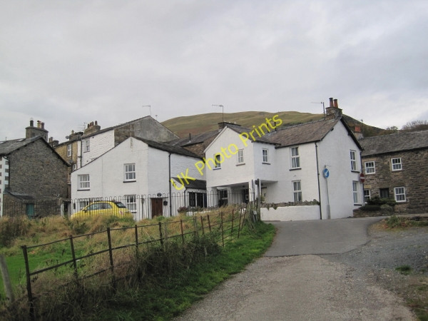Photo 6"x4" Footpath and road on the edge of Sedbergh Sedbergh c2010
