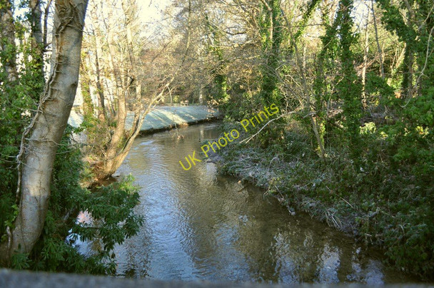 Photo 6"x4" The river Caen upstream from Dean's bridge Braunton c2010