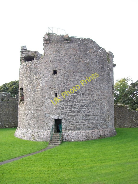Photo 6"x4" The keep of Dundrum Castle from the northern section of the curtain wall Dundrum\/J4036 c2010