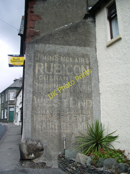 Photo 6"x4" Old advertisement, Church Street, Broughton in Furness Broughton in Furness c2008