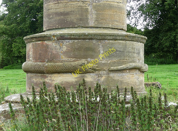 Photo 6"x4" Detail of column near Edlingham Edlingham c2010