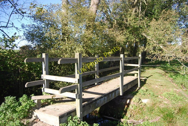 Photo 6"x4" Footbridge, Sussex Border Path Snagshall c2010