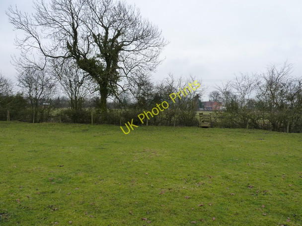 Photo 6"x4" Footpath & stile in fields north of Mere Green Gallows Green\/SO9362 c2010