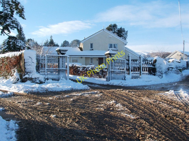 Photo 6"x4" Main entrance of Vale of Leven Cemetery Alexandria c2010