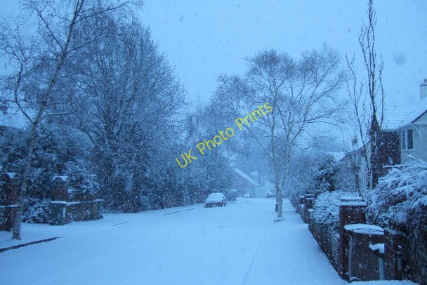 Photo 6"x4" Matford Avenue, Exeter in a snowstorm Exeter c2010
