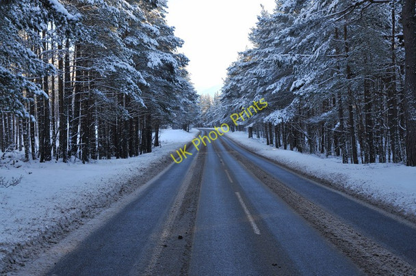 Photo 6"x4" Road from Coylumbridge to Cairngorm Coylumbridge c2010