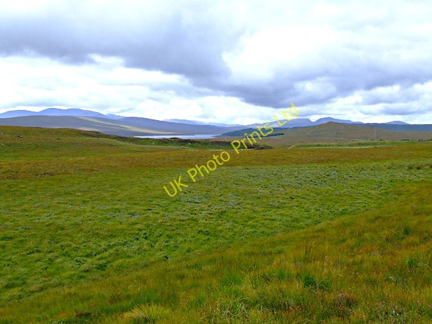Photo 6"x4" Looking NW with Loch Shin in the distance Allt an Laoigh\/NC4919 c2006