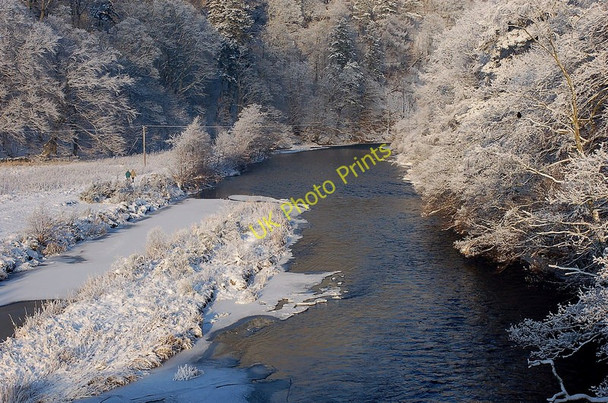 Photo 6"x4" The Tweed from the Neidpath Viaduct Peebles\/NT2540 c2010