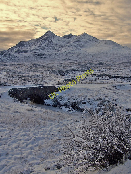 Photo 6"x4" Bridge over Allt Daraich at Sligachan Sconser c2010