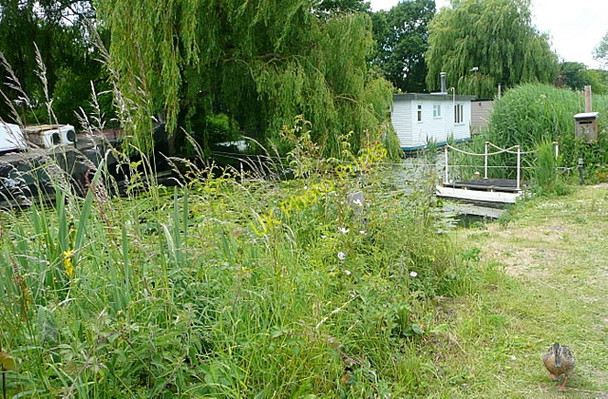 Photo 6"x4" Houseboats on the Portsmouth and Arundel Canal Birdham c2010