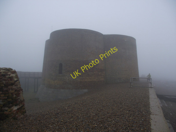 Photo 6"x4" Martello Tower In The Mist Aldeburgh c2010