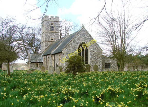 Photo 6"x4" Kirby Bedon St Andrew's church Kirby Bedon c2007