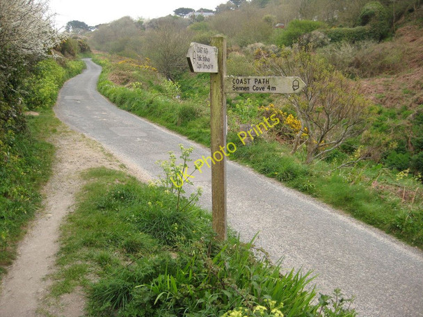 Photo 6"x4" South West Coast Path in the Cot Valley Nanquidno c2010