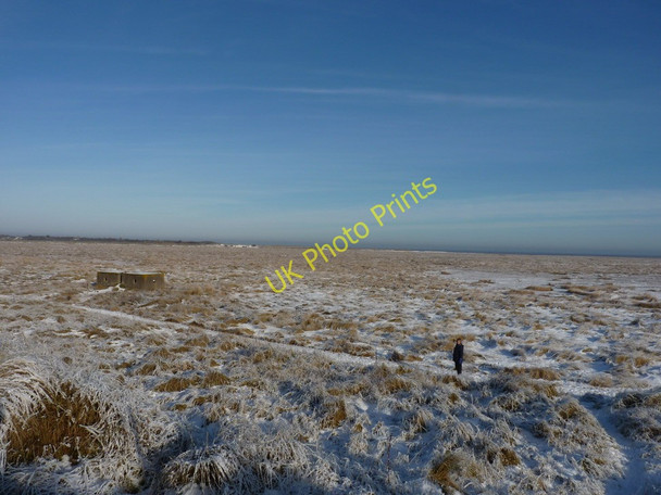 Photo 6"x4" Saltmarsh south of Saltfleet Rimac c2010