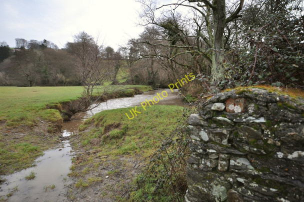 Photo 6"x4" Upstream on Bradiford Water as seen from fields near Shearford Lane Barnstaple c2011