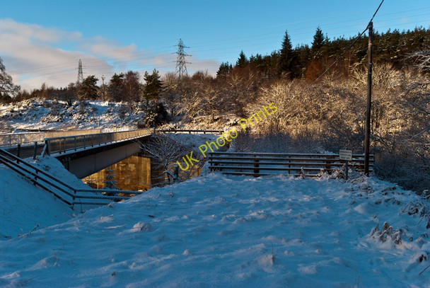 Photo 6"x4" Old and New Bridge over the Shin Invershin c2011