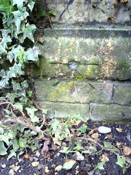 Photo 6"x4" Benchmark on St James Paddington Church Paddington\/TQ2681 c2011
