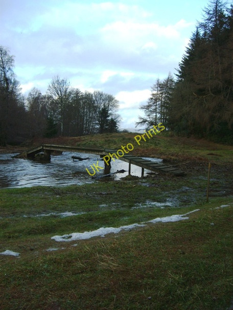 Photo 6"x4" Bridge over the Ewnie Burn Charleston\/NO3845 c2011