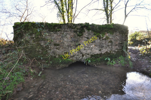 Photo 6"x4" A bridge on Rookbear Lane as seen from downstream Muddiford c2011
