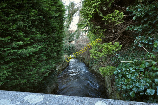 Photo 6"x4" The view downstream from a bridge over Colam Stream at Milltown Crockers c2011