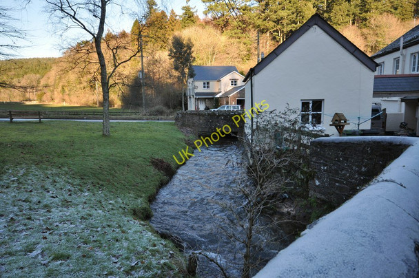 Photo 6"x4" The view upstream from a bridge over Colam Stream at Milltown Crockers c2011
