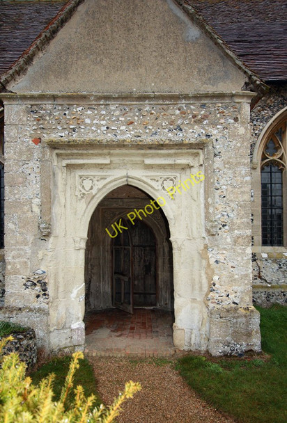 Photo 6"x4" St Nicholas, Little Chishill - Porch Little Chishill c2011 P1