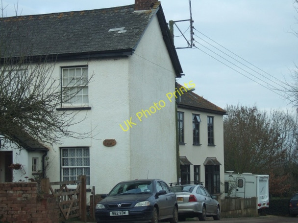 Photo 6"x4" Houses in the main street of Upton Pyne Upton Pyne c2011