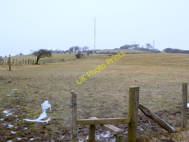 Photo 6"x4" Field path towards Pontop Pike Annfield Plain c2011