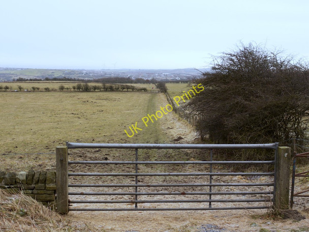 Photo 6"x4" Field path to Catchgate south-east of Pontop Pike Annfield Plain c2011