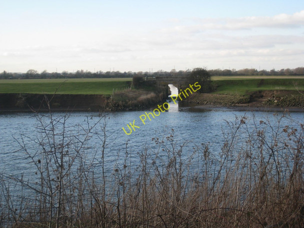 Photo 6"x4" Grassthorpe Beck entering the Trent Girton\/SK8266 c2011
