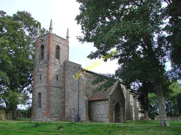 Photo 6"x4" Carleton Forehoe St Mary's church Carleton Forehoe c2009