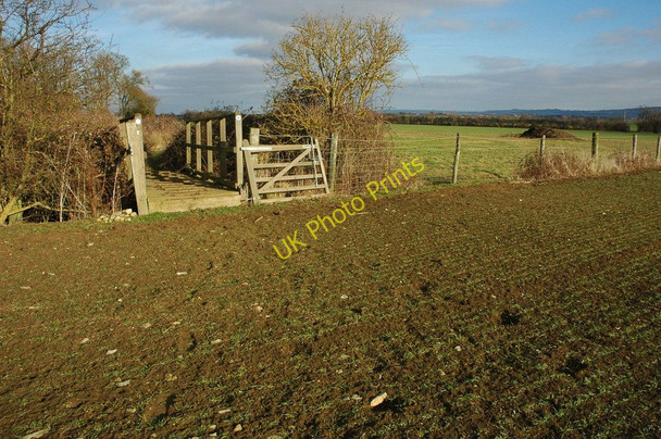 Photo 6"x4" Bridleway bridge Hinton Cross c2011