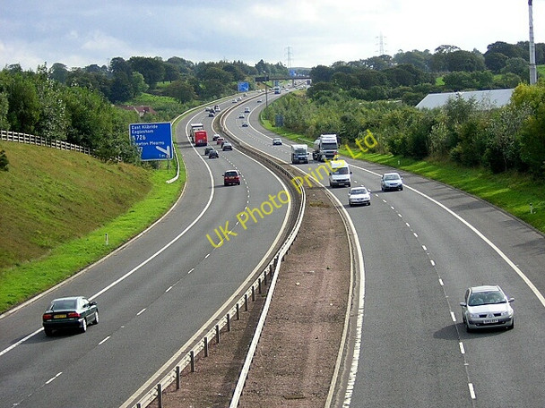Photo 6"x4" M77 at Newton Mearns Barrhead c2006