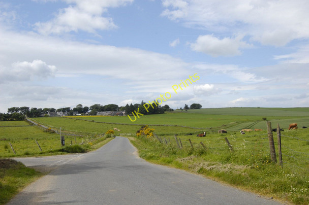 Photo 6"x4" Aberdeenshire fields, with Kinmuck in the distance Kinmuck c2010