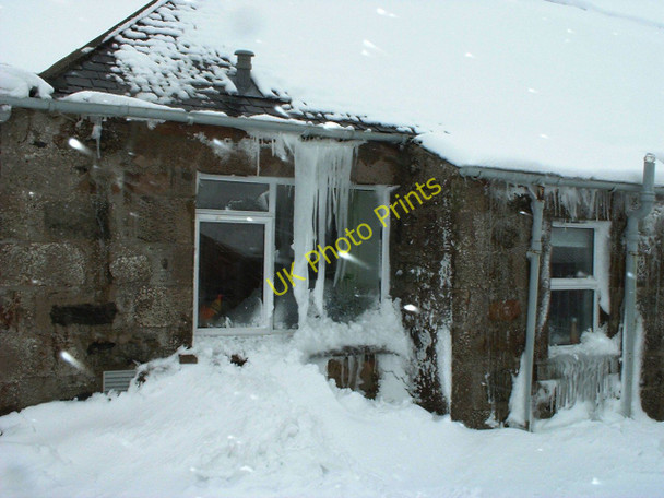 Photo 6"x4" Winter grips No.1 Milton of Noth Rhynie\/NJ4927 c2001